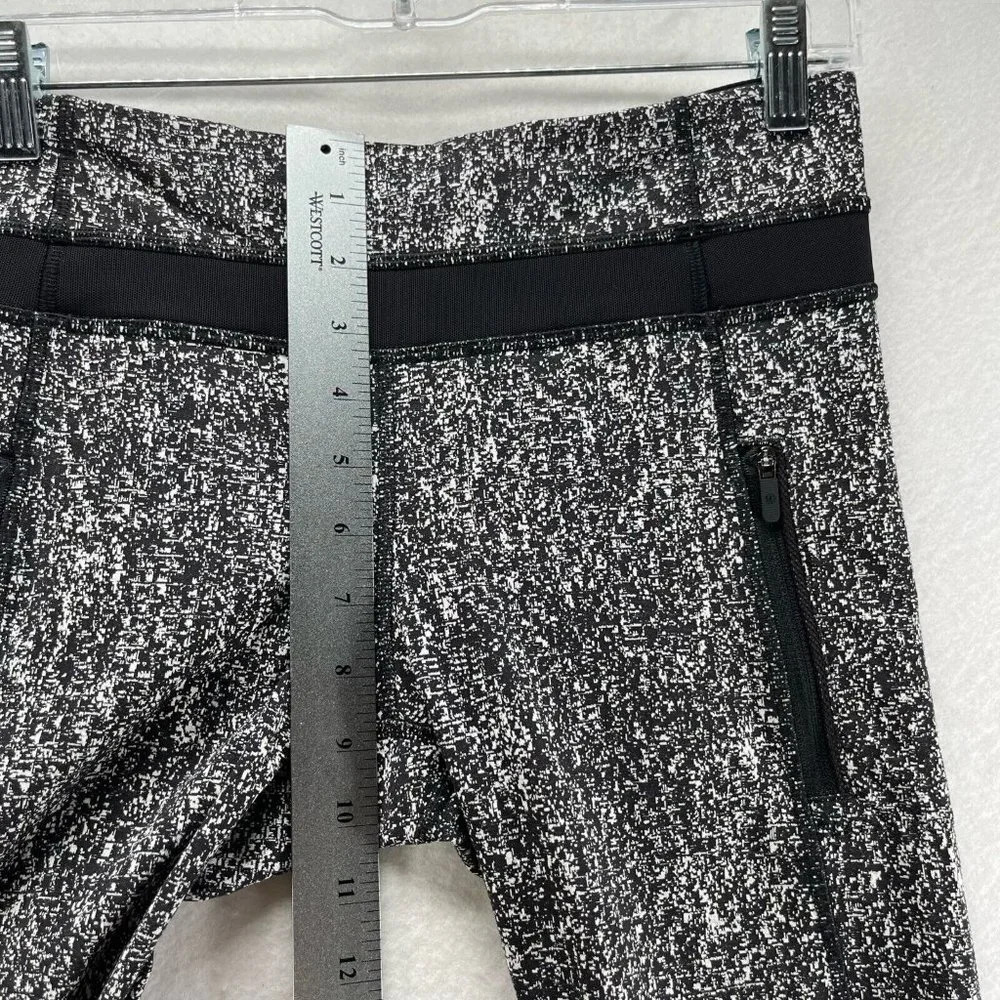 Lululemon Leggings Women Sz 6 Run Inspire Crop II Pull On Stretch Workout Gray - Picture 7 of 10